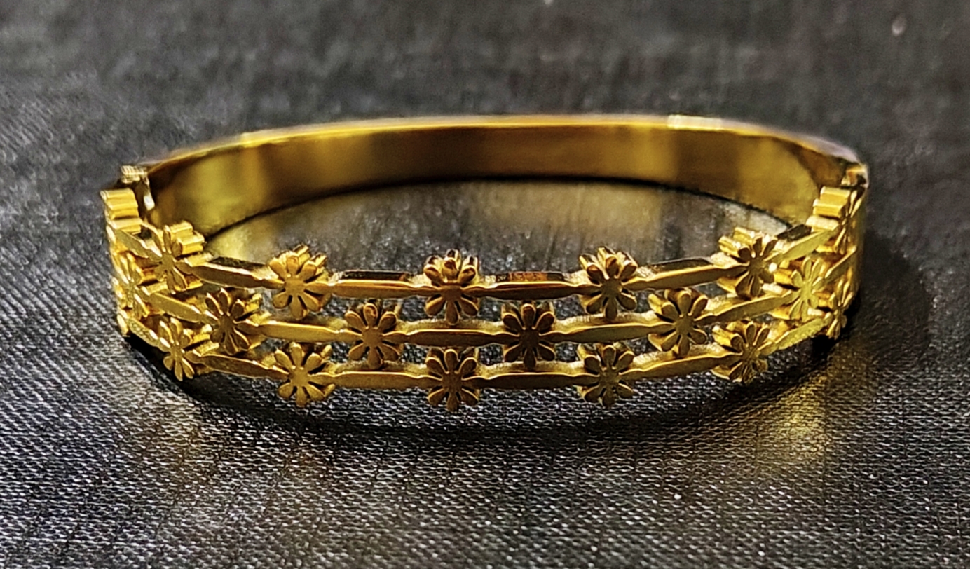 Bracelet - Stainless steel Stars Three Layer