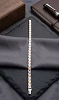 925 Silver Dual Tone Titan Scale Bracelet