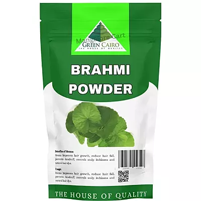 Green Cairo Brahmi Powder โ Natural Memory Booster & Brain Health โ 100g