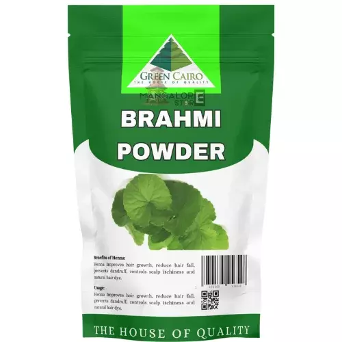 Green Cairo Brahmi Powder – Natural Memory Booster & Brain Health – 100g