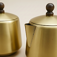 PITAL (BRASS) MILK AND SUGAR POT PITAL (BRASS) MILK AND SUGAR POT