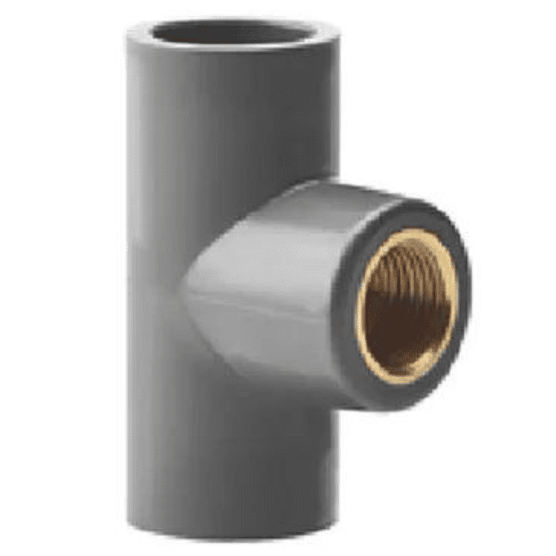 Brass Th. Tee, 25*3/4", Agriculture PVC Fittings