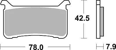 Brembo 07HO63SA Sintered Brake Pad Brembo 07HO63SA Sintered Brake Pad