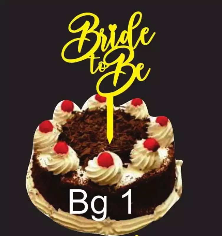 Bride to Be Acrylic Topper | Bridal Shower & Bachelorette Cake Topper | Buy Online