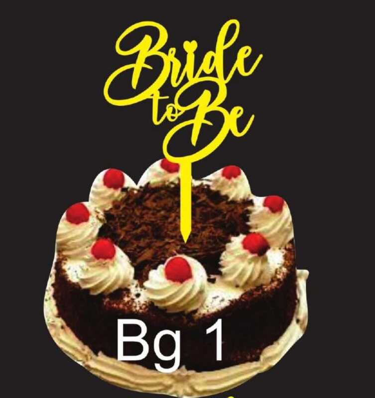 Bride to Be Acrylic Topper | Bridal Shower & Bachelorette Cake Topper | Buy Online