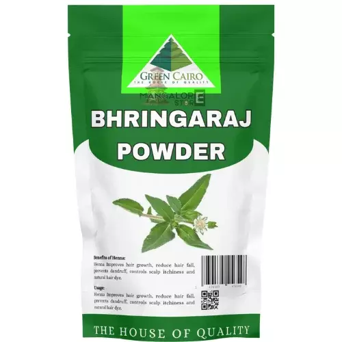 Green Cairo Bhringraj Powder – Herbal Remedy for Hair & Skin – 100g
