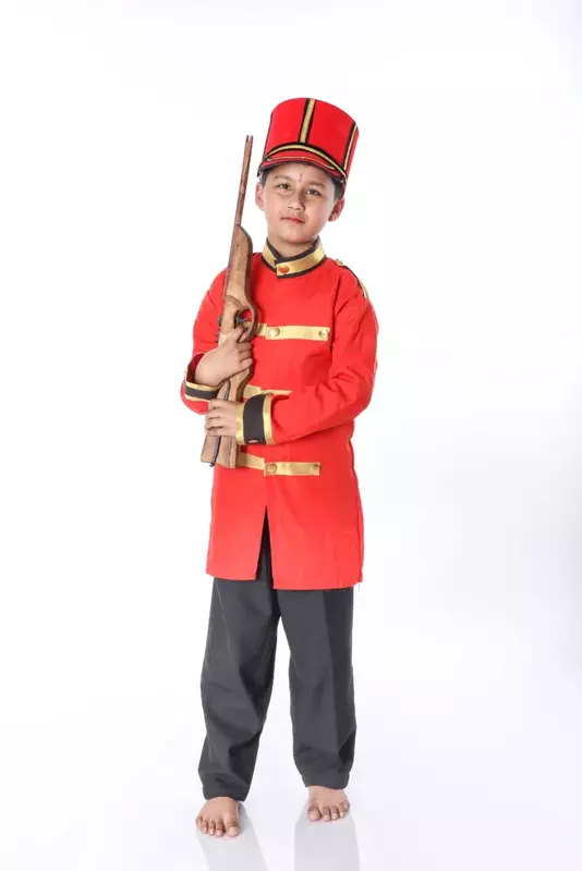 British Soldier Fancy Dress Costume For Kids