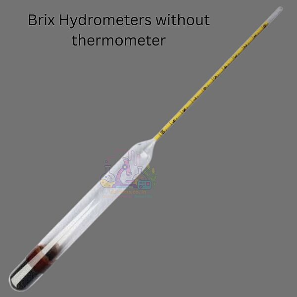 Brix Hydrometers without thermometer