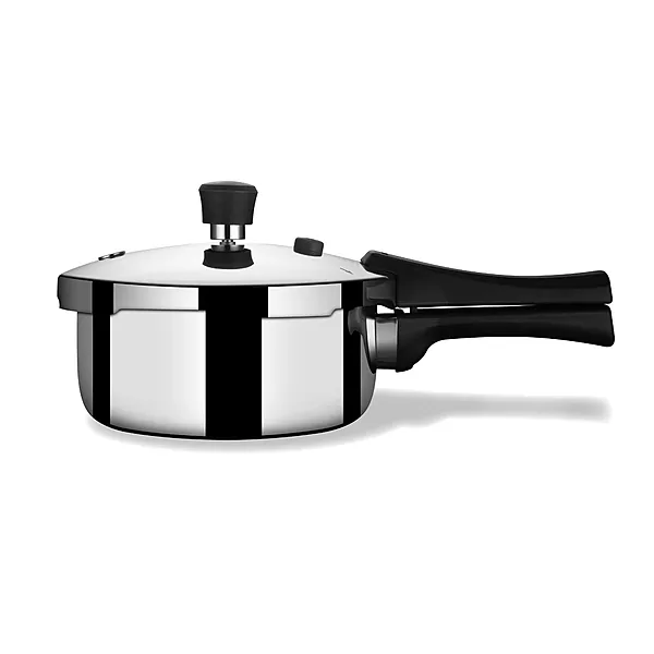 Stahl Xpress Cooker Triply Pressure Cooker Broad, Induction Cooker, Outer Lid pressure cooker