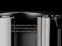 Stahl Xpress Cooker Triply Pressure Cooker Broad, Induction Cooker, Outer Lid pressure cooker