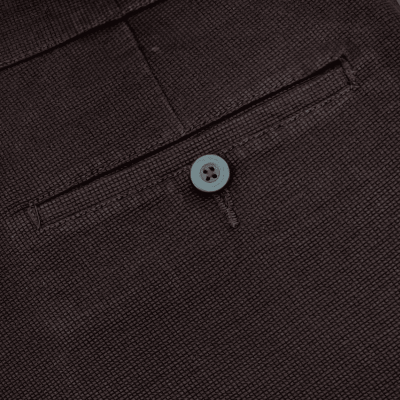 BROWN SELF DESIGN PANT