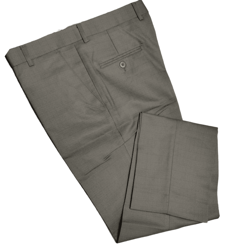BROWN SELF DESIGN PANT