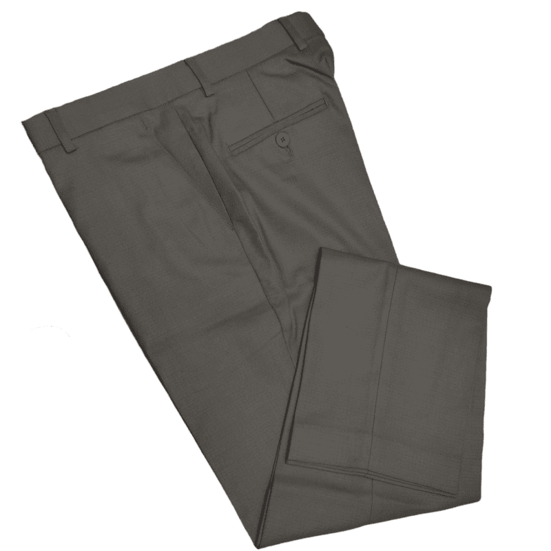 BROWN SELF DESIGN PANT