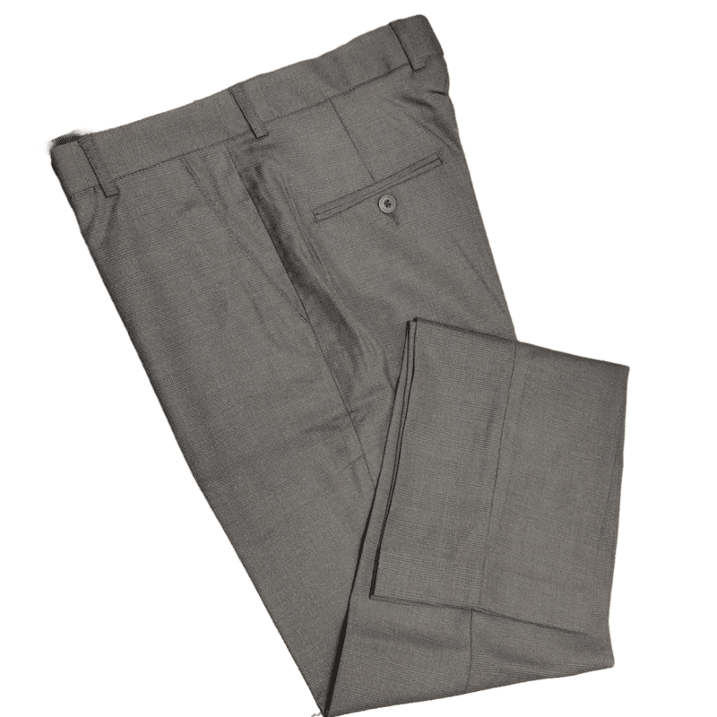 BROWN SELF DESIGN PANT
