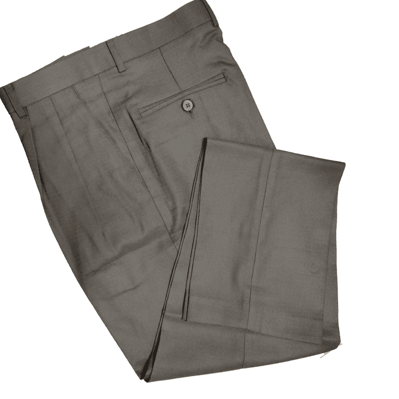 BROWN SELF DESIGN PANT