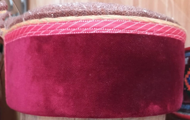 Brown Woolan cap