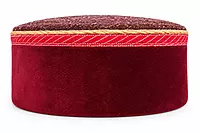 Maroon Bushahri Topi – Traditional Himachali Craft