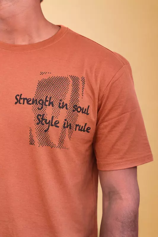 Men's Relaxed T-Shirt - Brown