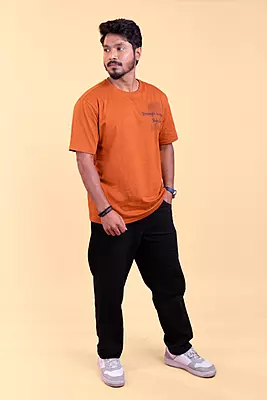 Men's Relaxed T-Shirt - Brown