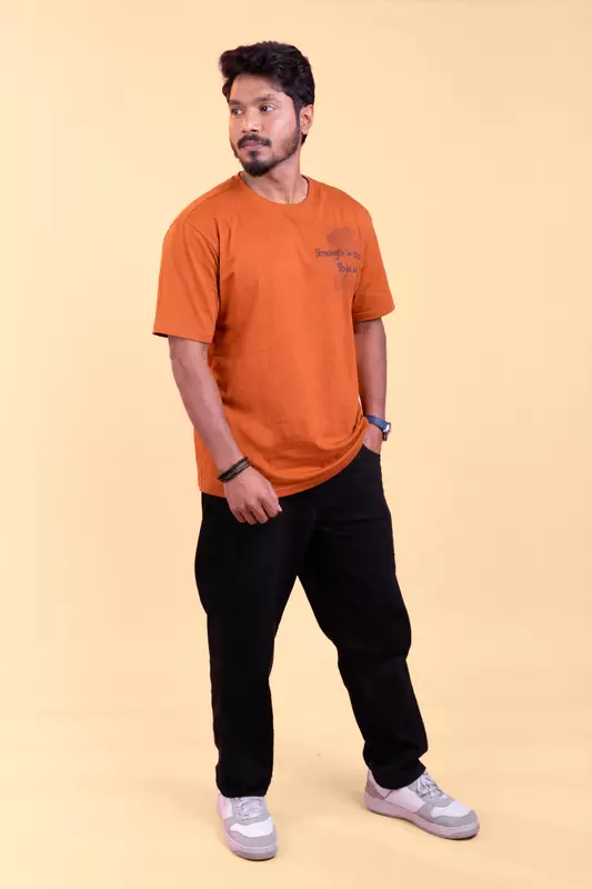 Men's Relaxed T-Shirt - Brown