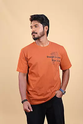 Men's Relaxed T-Shirt - Brown