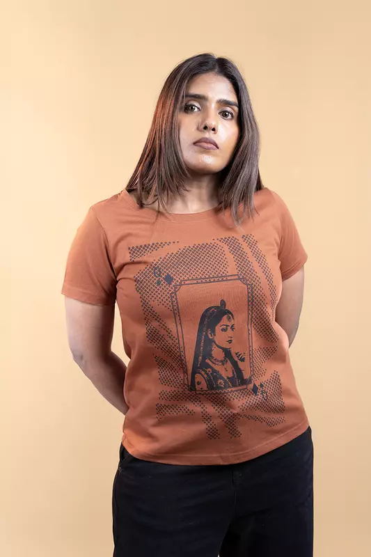 Women's Regular T-Shirt - Brown