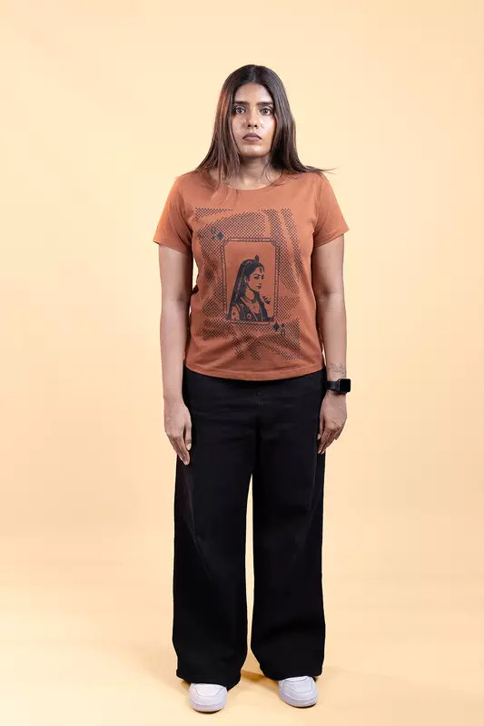 Women's Regular T-Shirt - Brown