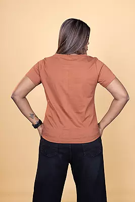 Women's Regular T-Shirt - Brown