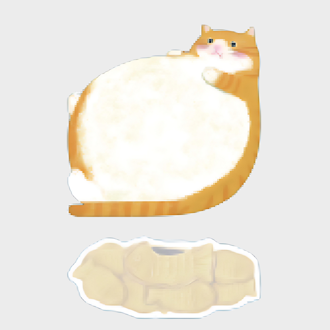 Gakken Staful | Sticky Notes | Full | Brown and White Cat
