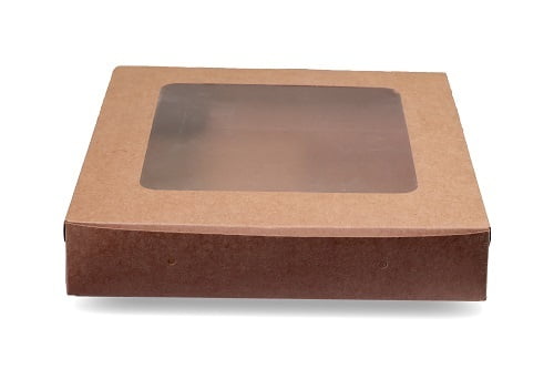 Qson Brownie Box For 12 - Size 10x10x2 inch Qson Brownie Box For 12 - Size 10x10x2 inch