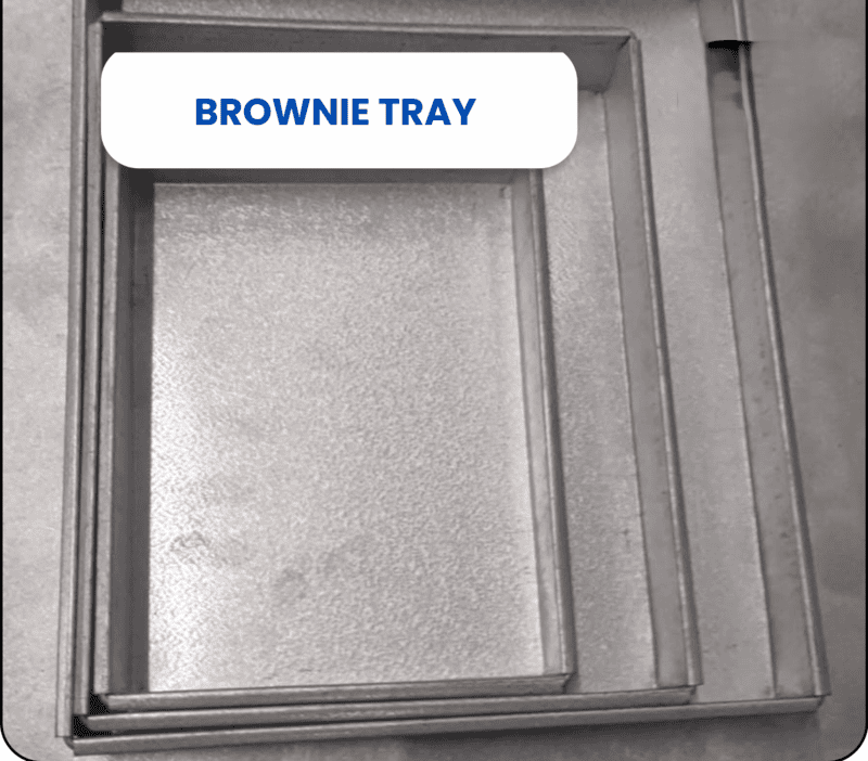 Aluminium Baking Tray 10x12x1 inches