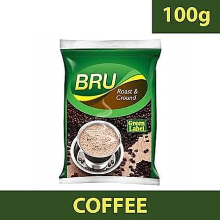 Bru Green Label Filter Coffee 100 g