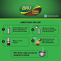 Bru Green Label Filter Coffee 200 g
