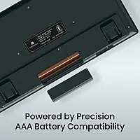 Portronics Bubble Dock 2.0 Wireless Keyboard with Bluetooth + 2.4 GHz USB Receiver, Height Adjustment, Multimedia Hotkeys, Dedicated Co-Pilot Key, for Laptop, PC, Smartphone, Tablet Portronics Bubble Dock 2.0 Wireless Keyboard with Bluetooth + 2.4 GHz USB Receiver, Height Adjustment, Multimedia Hotkeys, Dedicated Co-Pilot Key, for Laptop, PC, Smartphone, Tablet