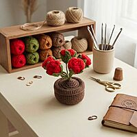 Rose Flowerpot