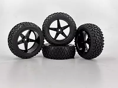 Generic Buggy Wheels RC 1/10 in Black