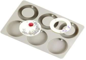 Silicon Mold Hanging 6 Cavity - Round Silicon Mold Hanging 6 Cavity - Round