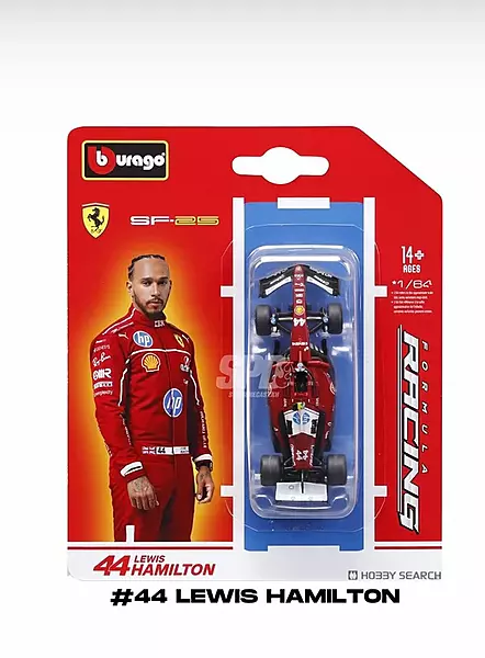 Burago 1:64 F1 44-Lewis Hamilton Team SF-25