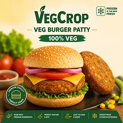 Frozen Veg Burger Patty 50g X 40 Pieces