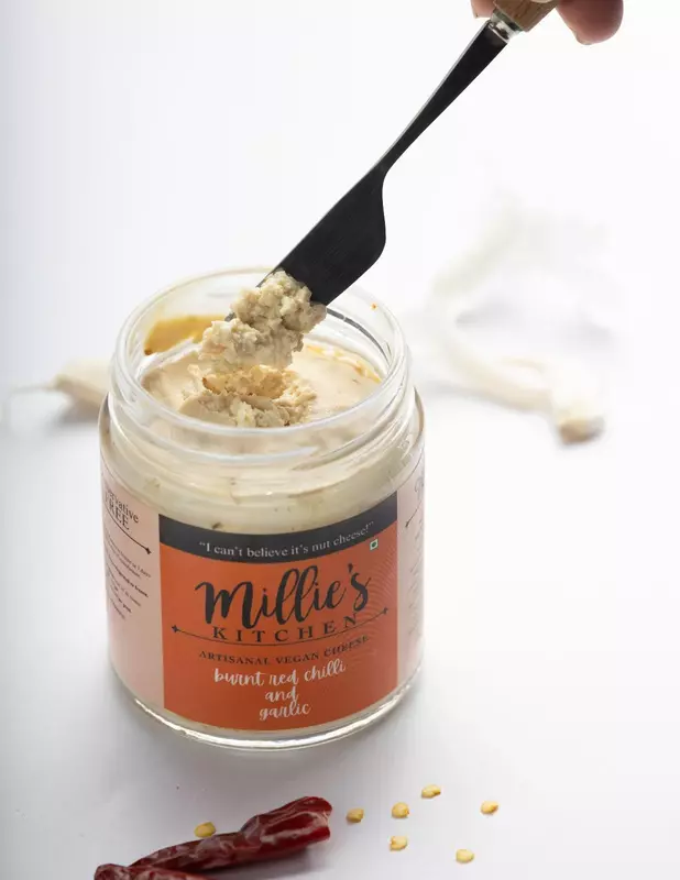 Burnt Red Chili and Garlic Soft Cheese - Millies Kitchen