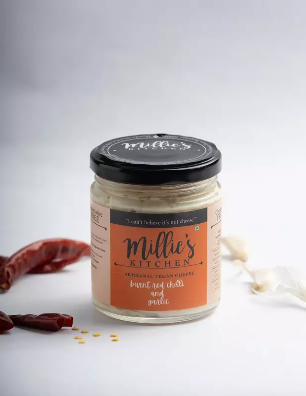 Burnt Red Chili and Garlic Soft Cheese - Millies Kitchen