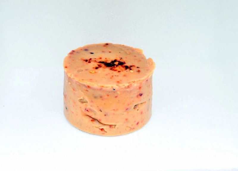 Burnt Red Chili and Garlic Wheel Hard Cheese - Vegan