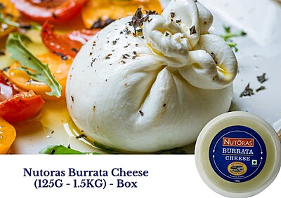 Nutoras Burrata Cheese (125G - 1.5KG)