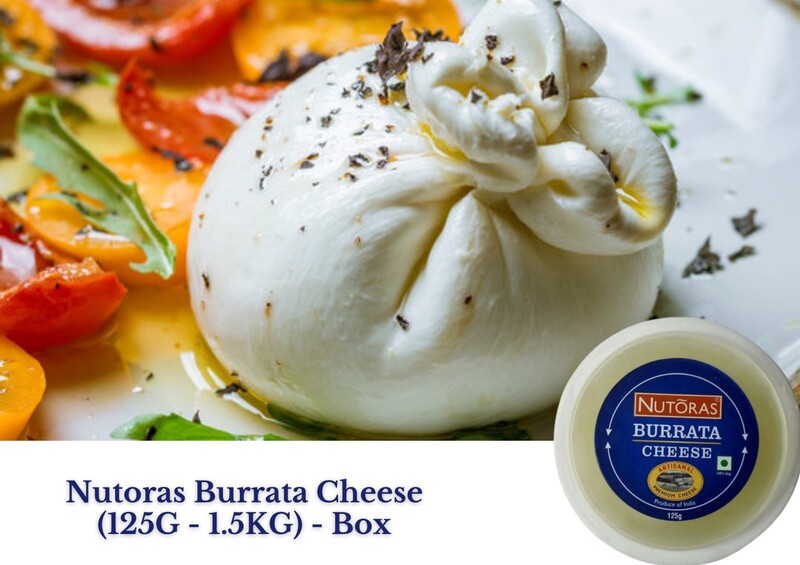 Nutoras Burrata Cheese (125G - 1.5KG) Nutoras Burrata Cheese (125G - 1.5KG)