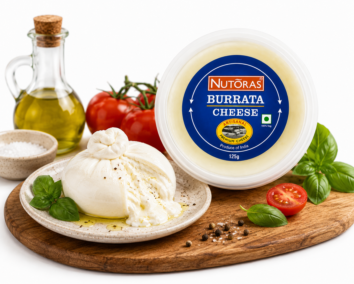 Nutoras Fresh Burrata Cheese 125G