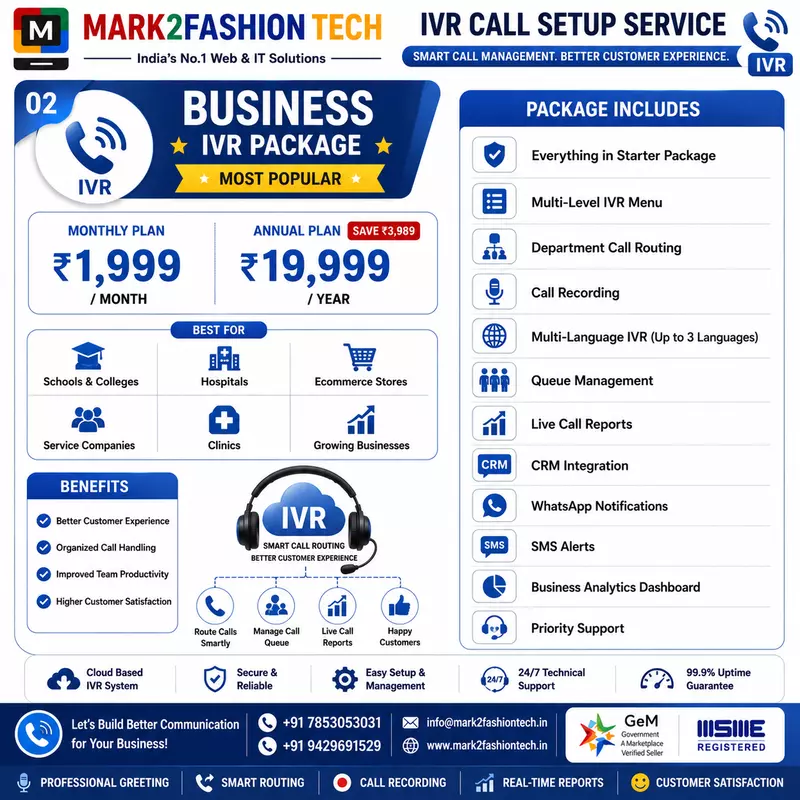 Business IVR Package
