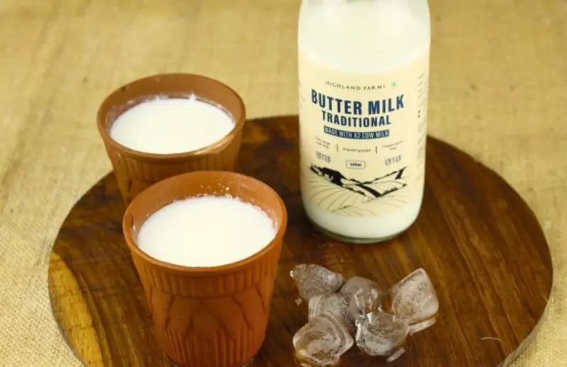 A2 Cow Butter Milk (Chaach) 500 ml - Highland Farms