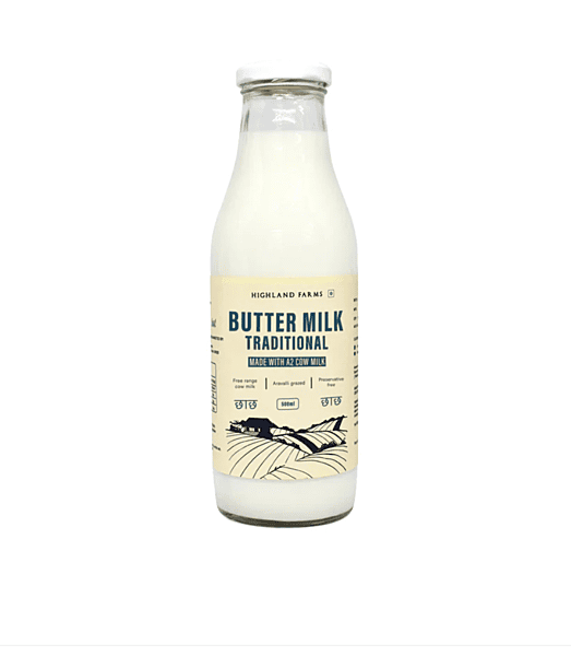 A2 Cow Butter Milk (Chaach) 500 ml
