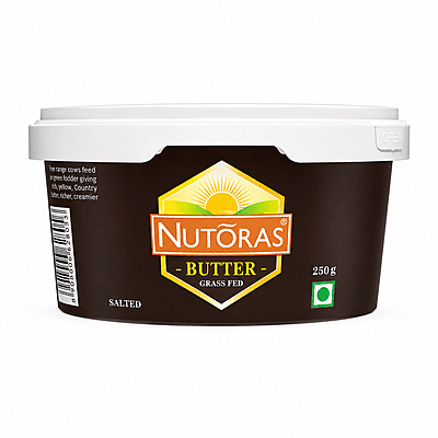 Nutoras English Country Butter - Grass Fed 250G