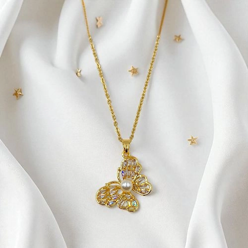 Dazzling Butterfly Necklace